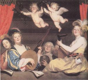 Gerrit van Honthorst The Concert (mk05)